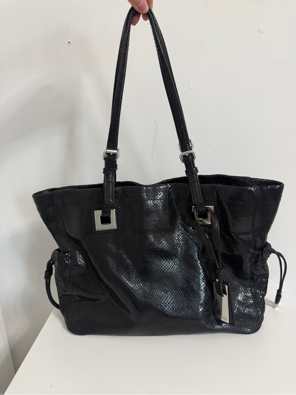 Calvin Klein Snake Print tote bag